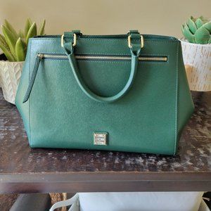 Dooney & Bourke Saffiano Zip Satchel